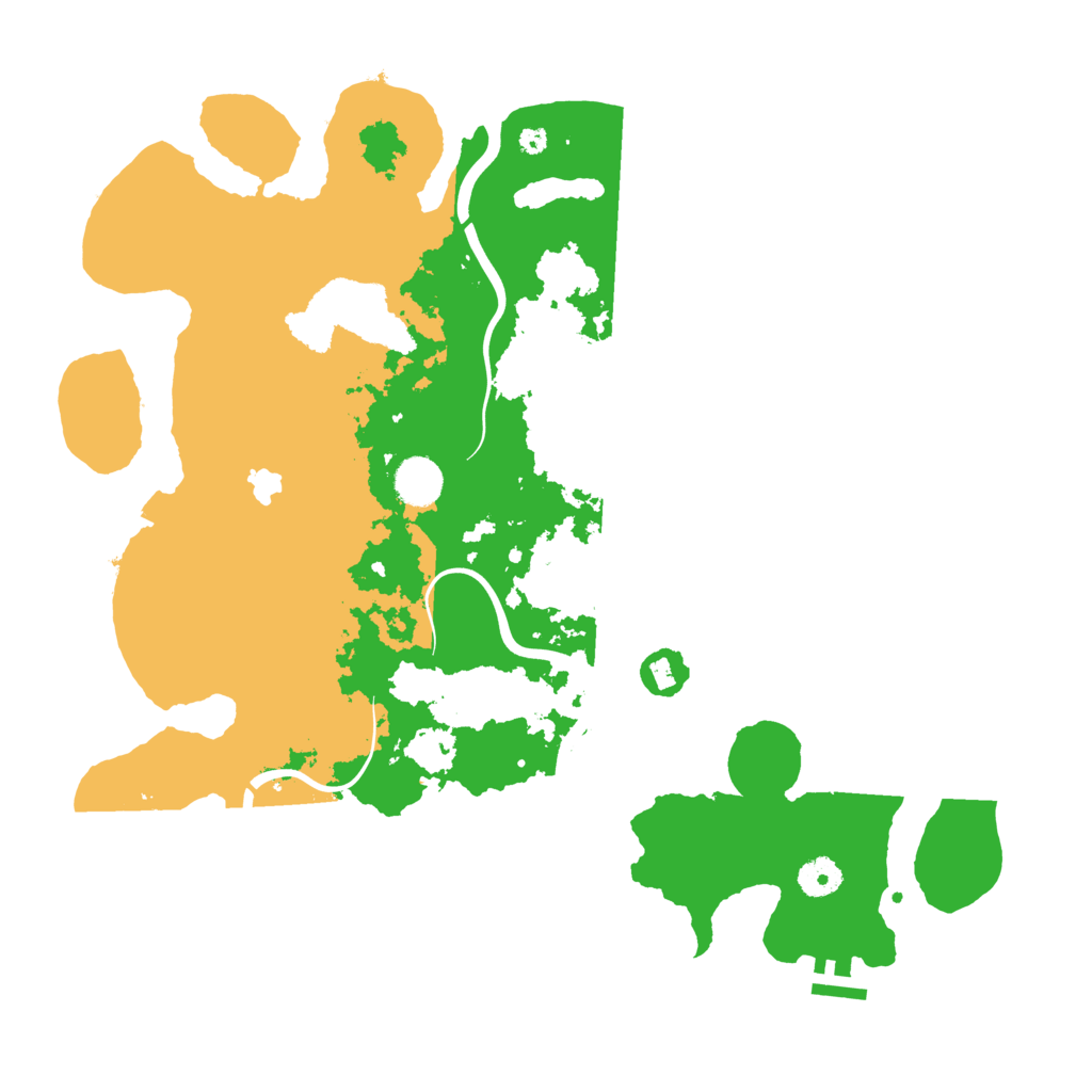 Biome Rust Map: Procedural Map, Size: 4000, Seed: 990347