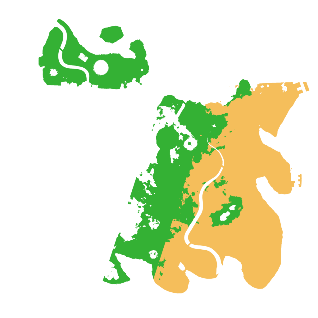 Biome Rust Map: Procedural Map, Size: 3750, Seed: 1028350339