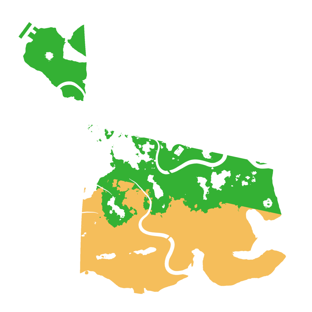 Biome Rust Map: Procedural Map, Size: 3500, Seed: 1504049776