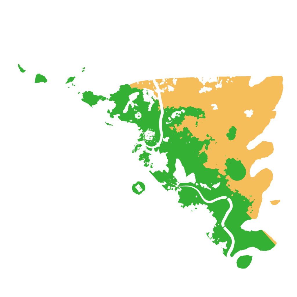 Biome Rust Map: Procedural Map, Size: 4500, Seed: 540099334