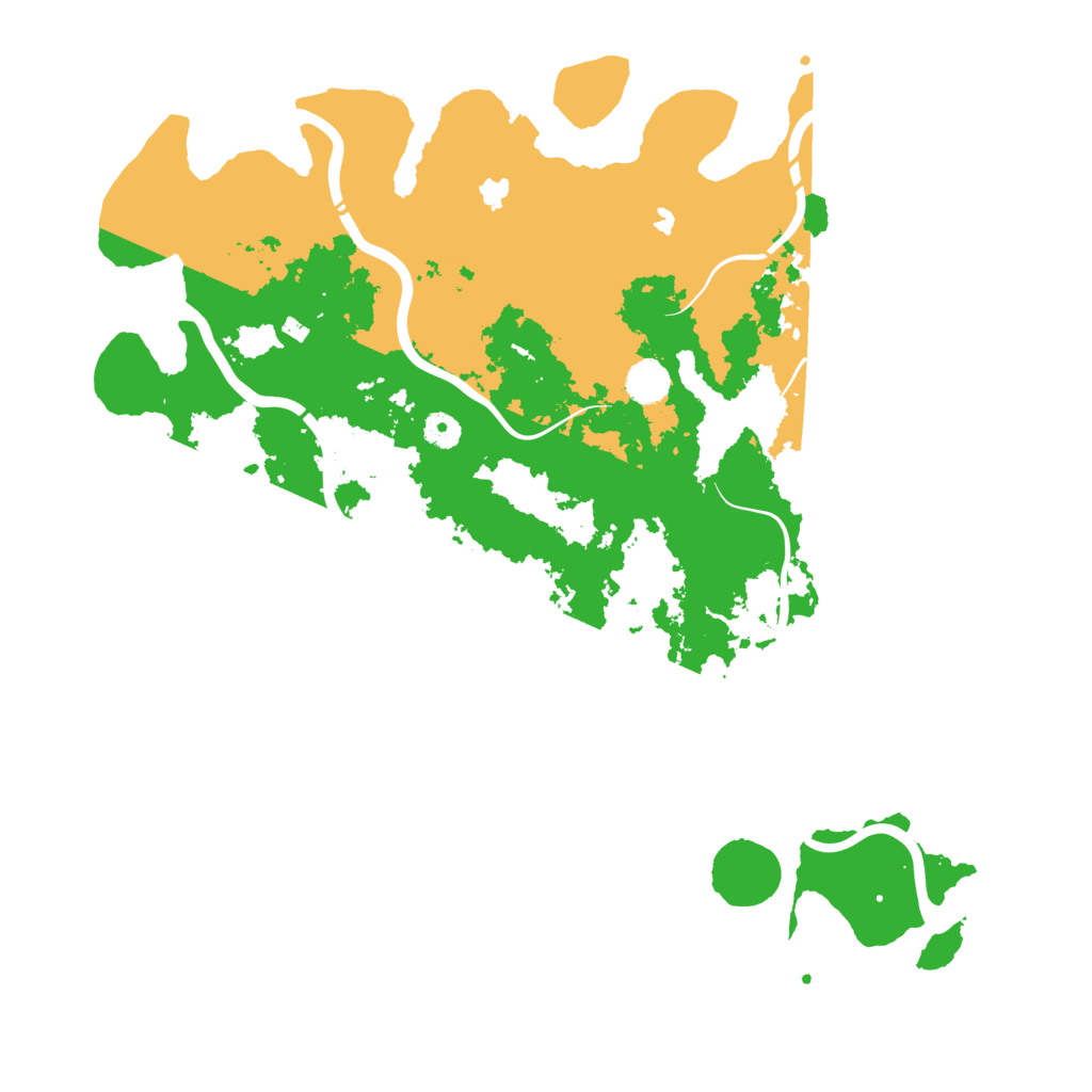 Biome Rust Map: Procedural Map, Size: 4500, Seed: 295437