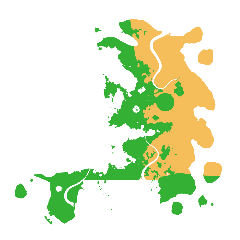 Biome Rust Map: Procedural Map, Size: 3500, Seed: 315648631
