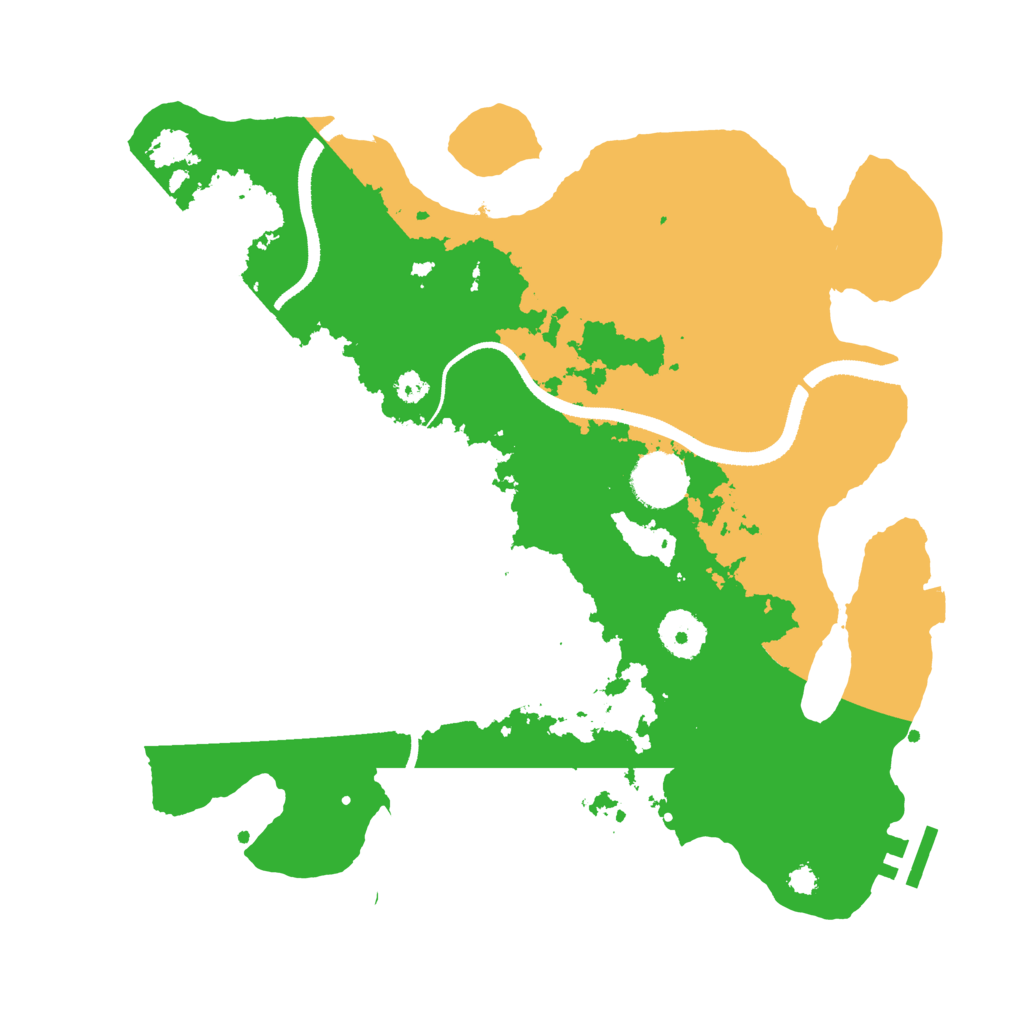 Biome Rust Map: Procedural Map, Size: 3300, Seed: 1780051443