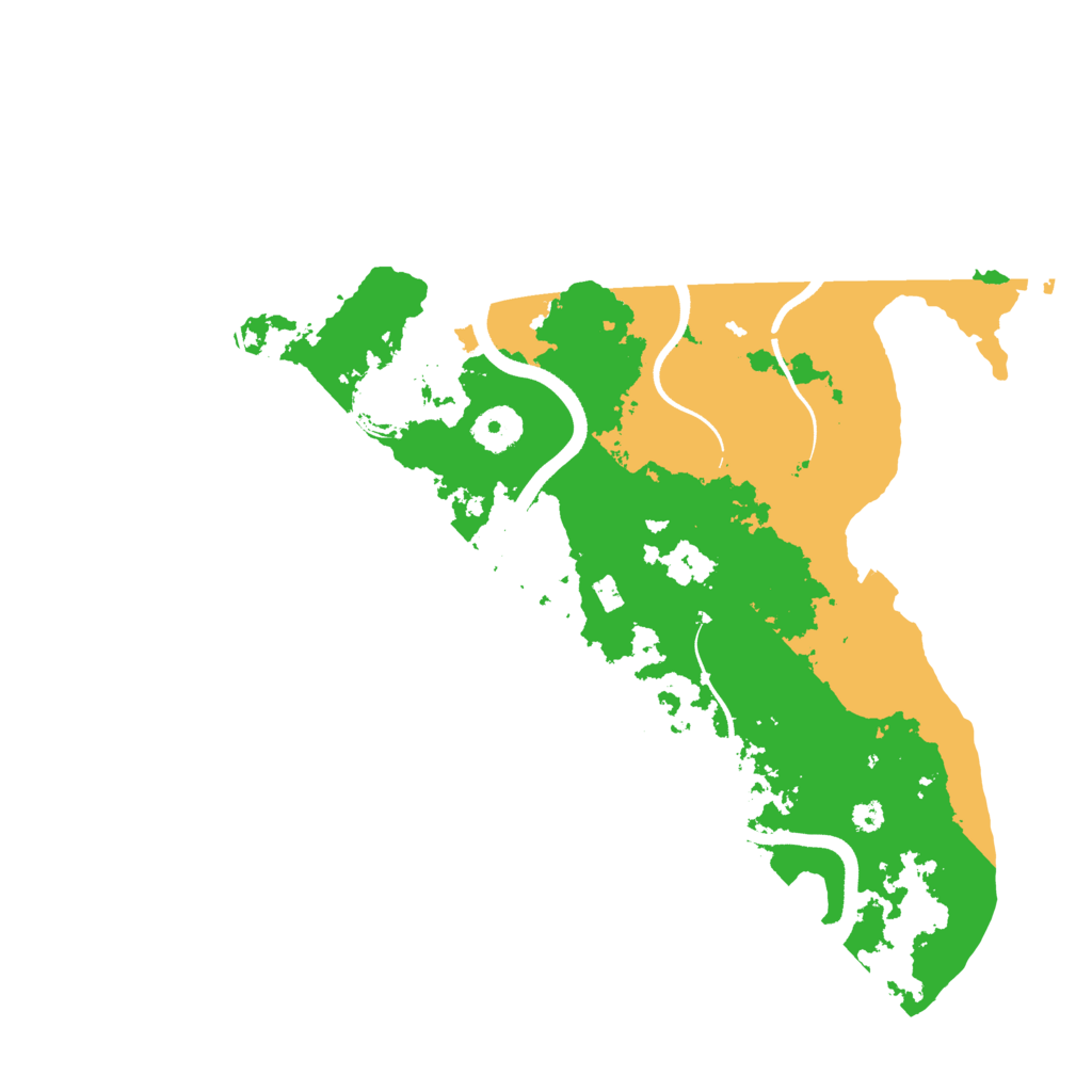 Biome Rust Map: Procedural Map, Size: 3500, Seed: 241846332