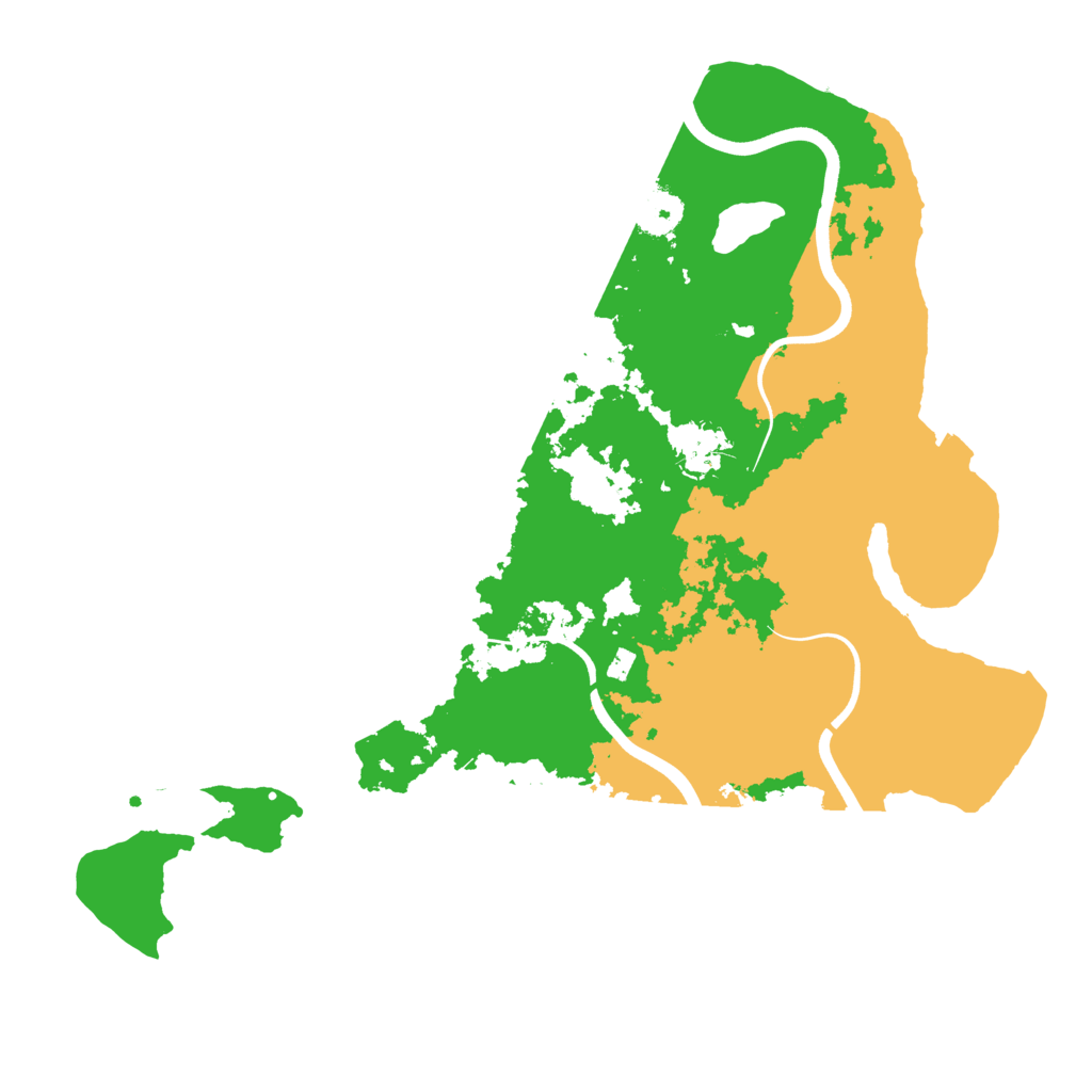 Biome Rust Map: Procedural Map, Size: 3750, Seed: 2132782893