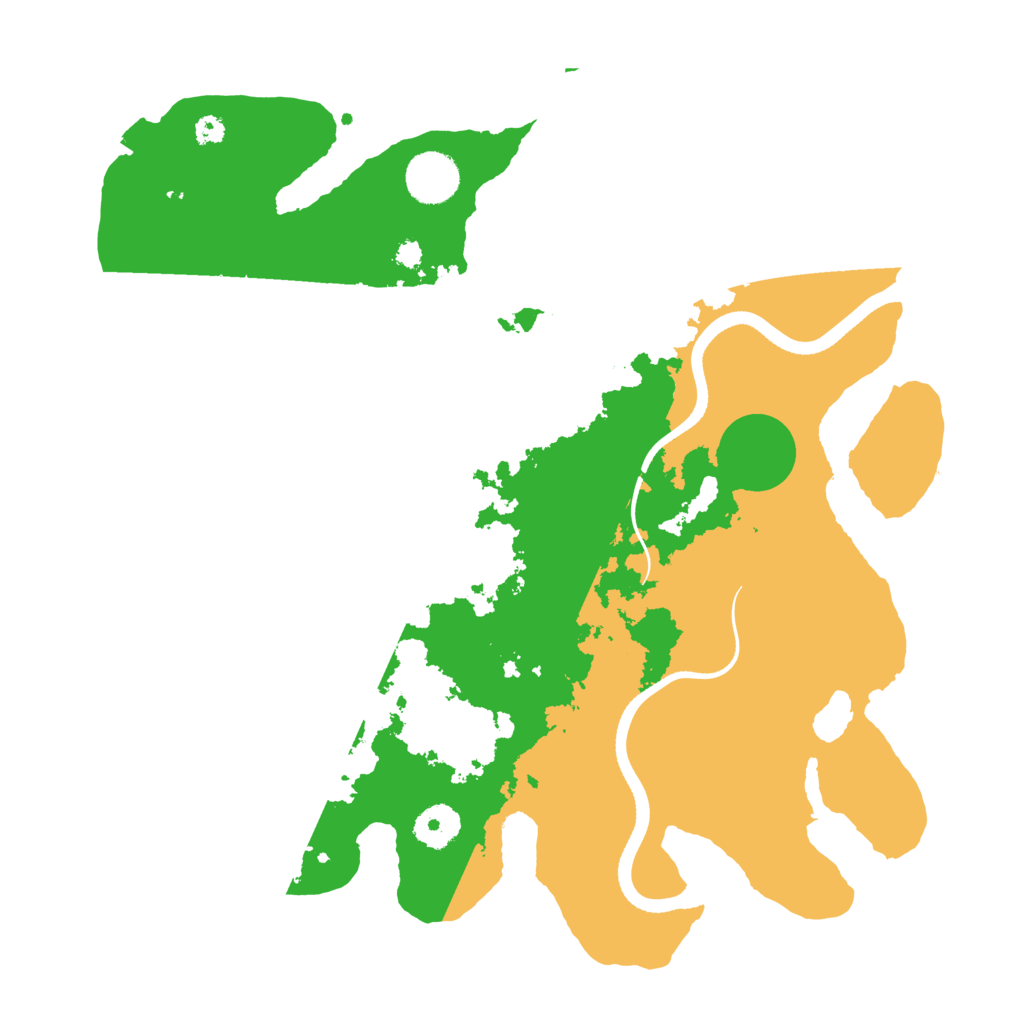 Biome Rust Map: Procedural Map, Size: 3500, Seed: 1402722