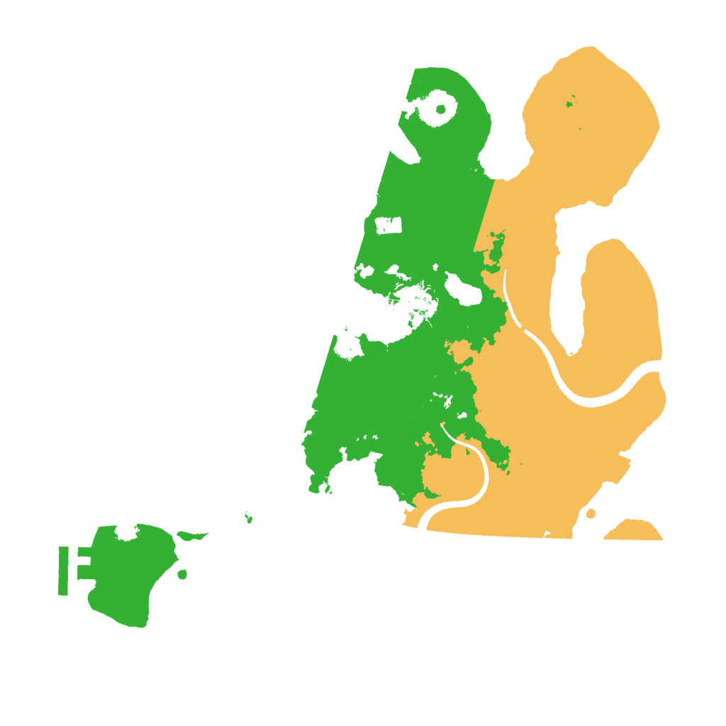Biome Rust Map: Procedural Map, Size: 3000, Seed: 47428