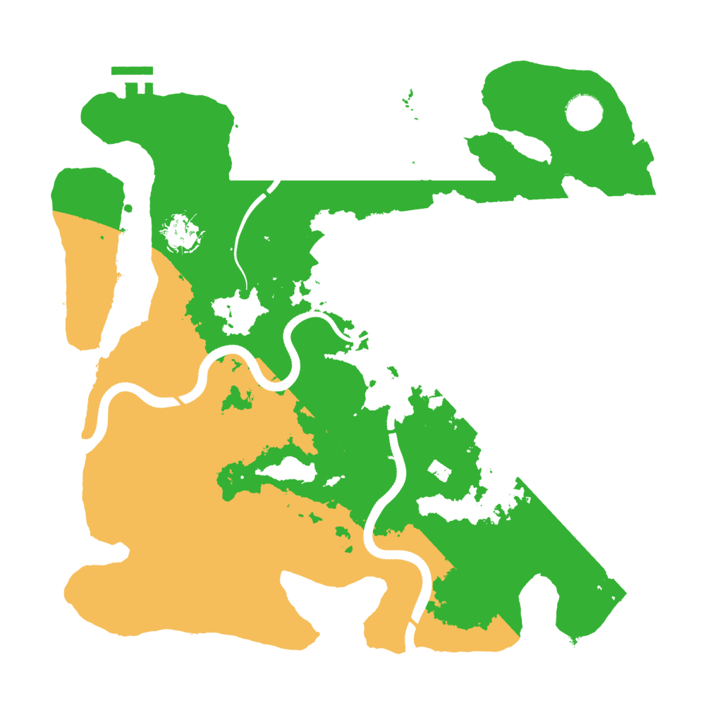 Biome Rust Map: Procedural Map, Size: 3500, Seed: 1614893919