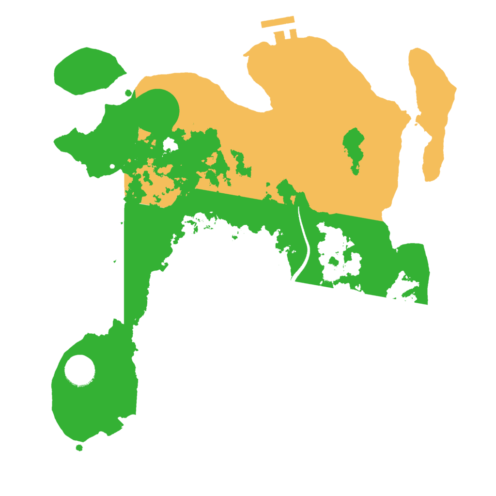 Biome Rust Map: Procedural Map, Size: 3000, Seed: 53054620