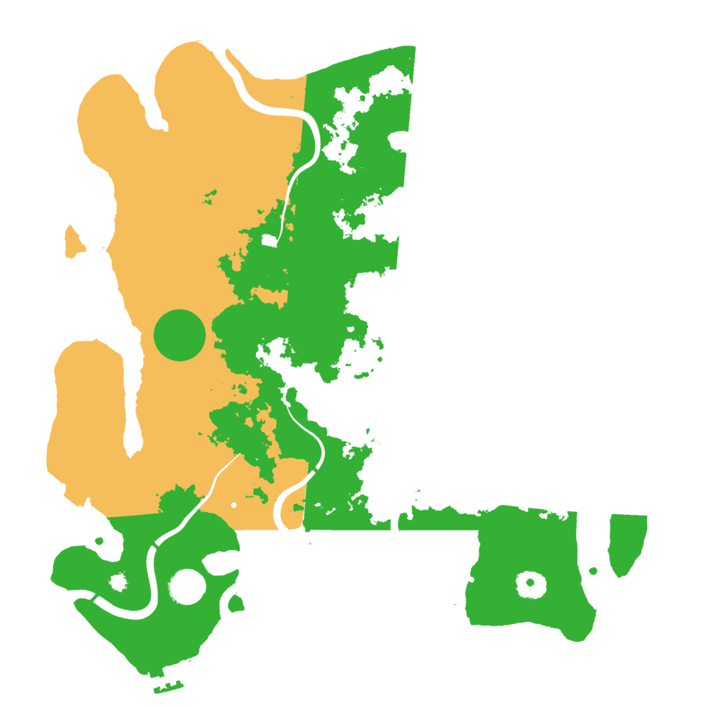 Biome Rust Map: Procedural Map, Size: 3600, Seed: 2431
