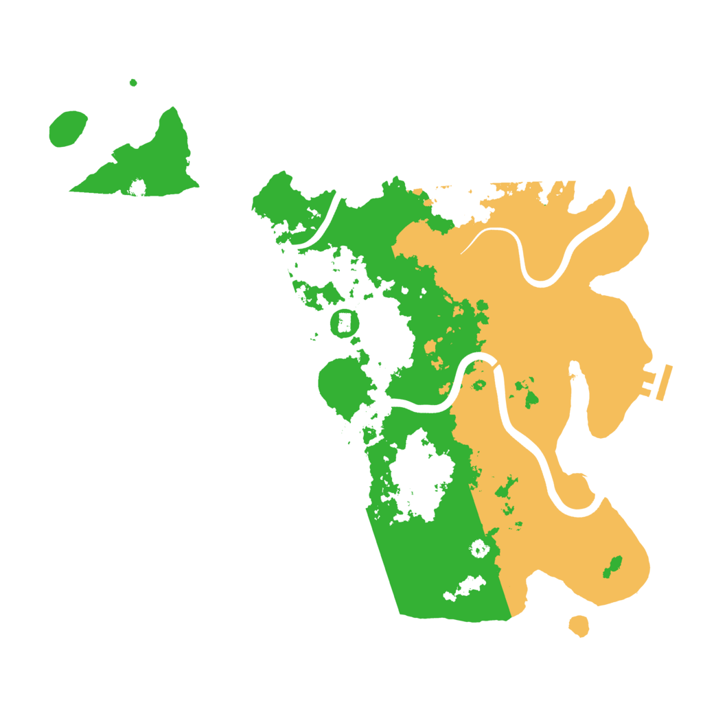 Biome Rust Map: Procedural Map, Size: 3900, Seed: 1392118915