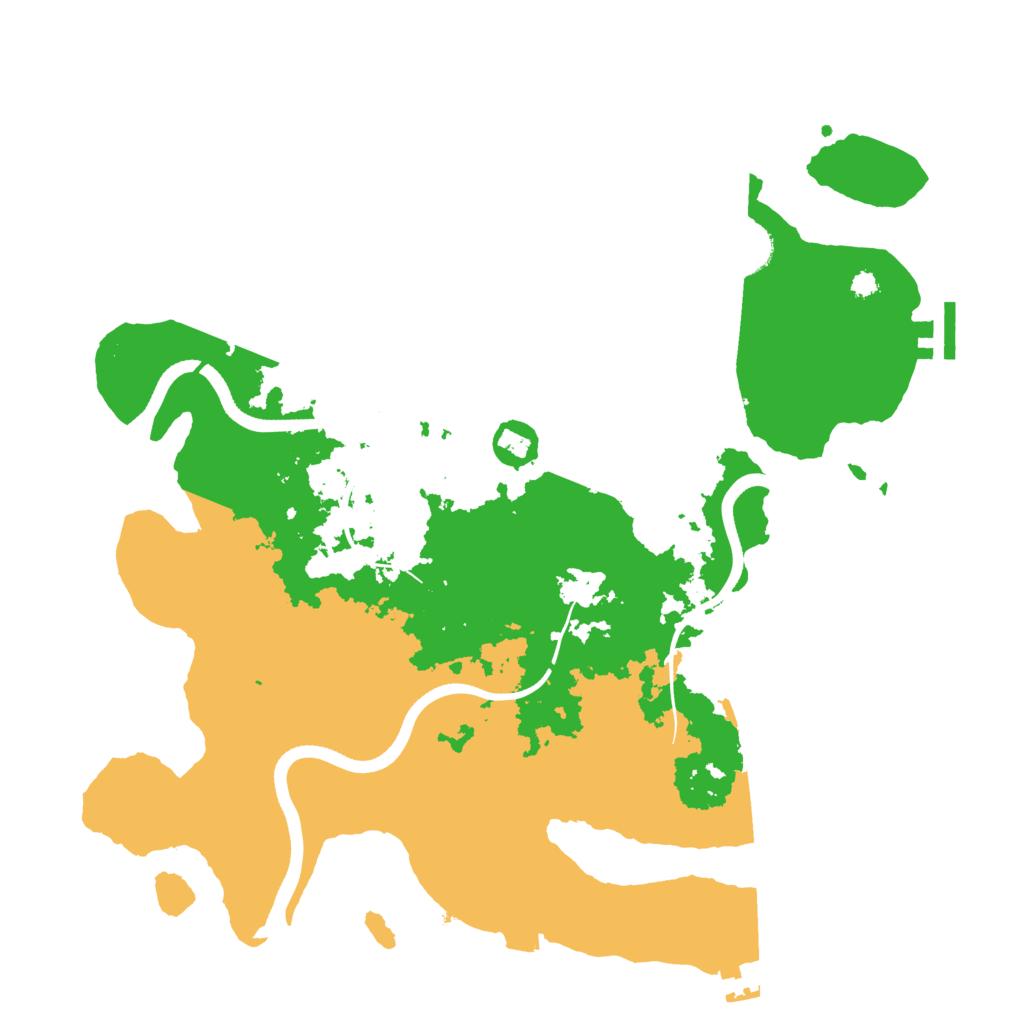 Biome Rust Map: Procedural Map, Size: 3600, Seed: 353