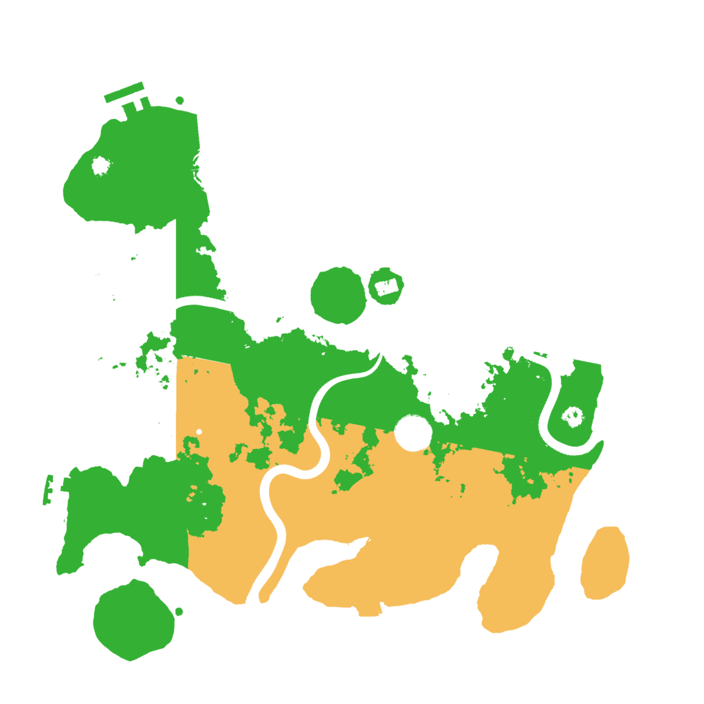 Biome Rust Map: Procedural Map, Size: 3500, Seed: 1428232498