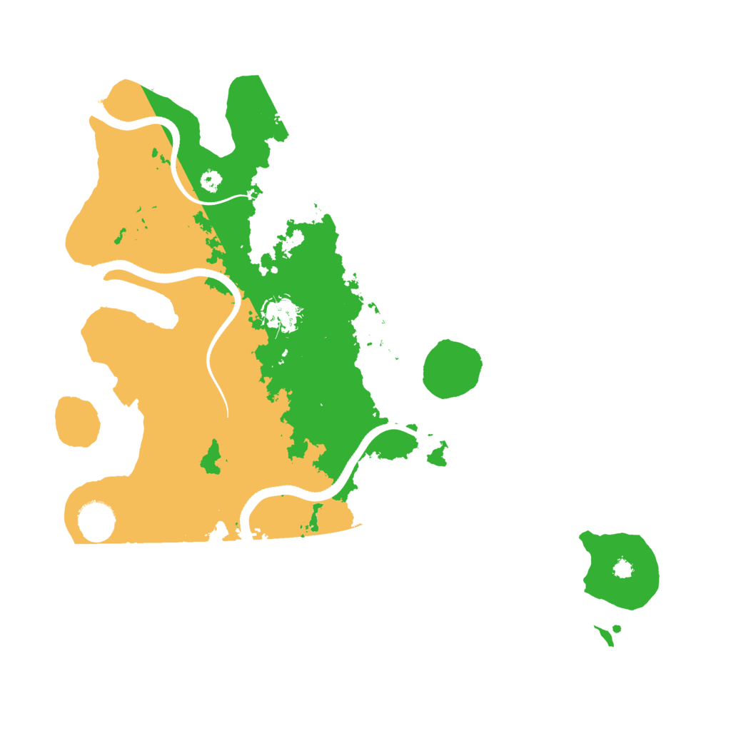 Biome Rust Map: Procedural Map, Size: 3500, Seed: 1335655396