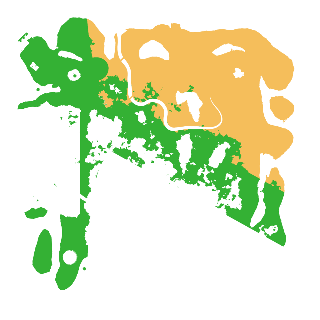 Biome Rust Map: Procedural Map, Size: 4000, Seed: 1121213123