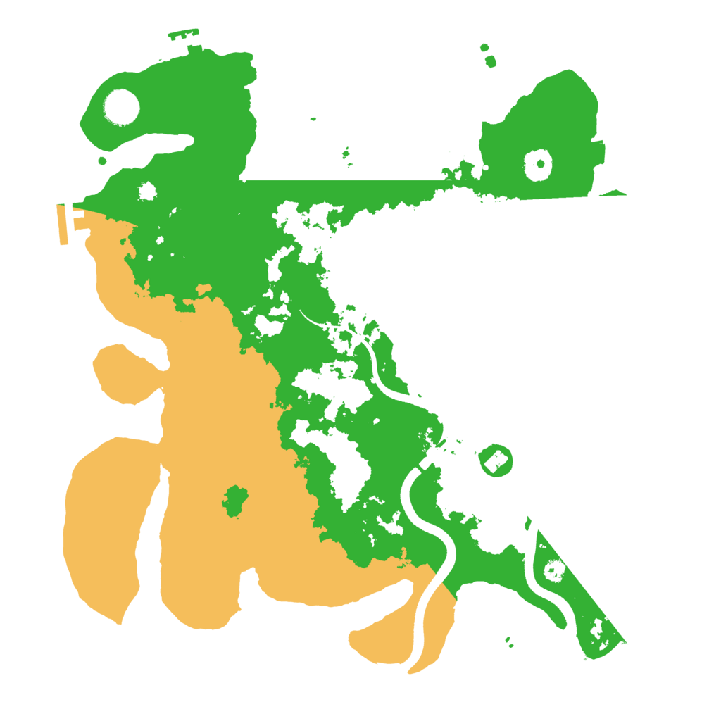 Biome Rust Map: Procedural Map, Size: 3560, Seed: 1241234