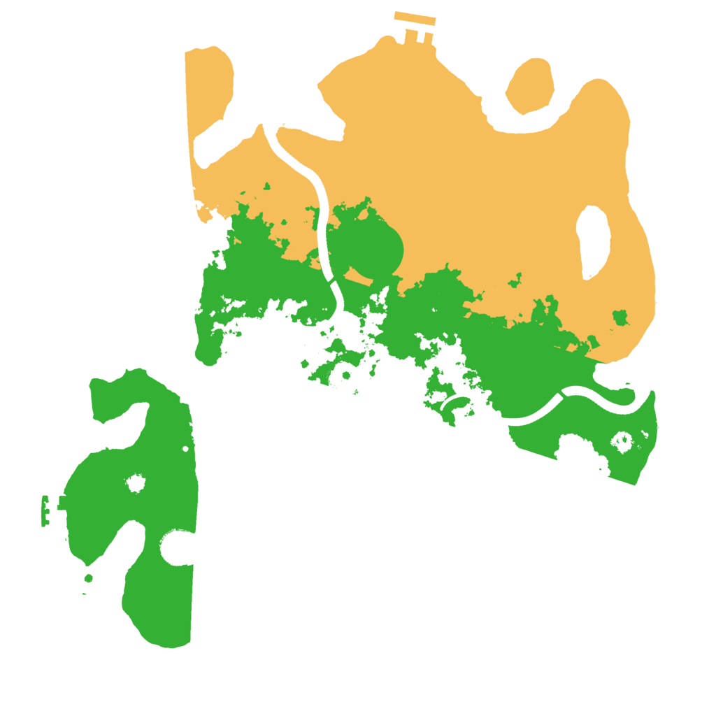Biome Rust Map: Procedural Map, Size: 3500, Seed: 1845082012