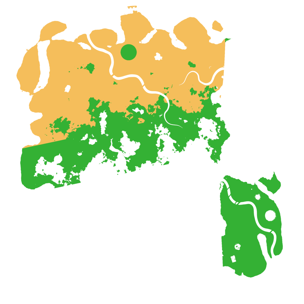 Biome Rust Map: Procedural Map, Size: 5000, Seed: 1059291893