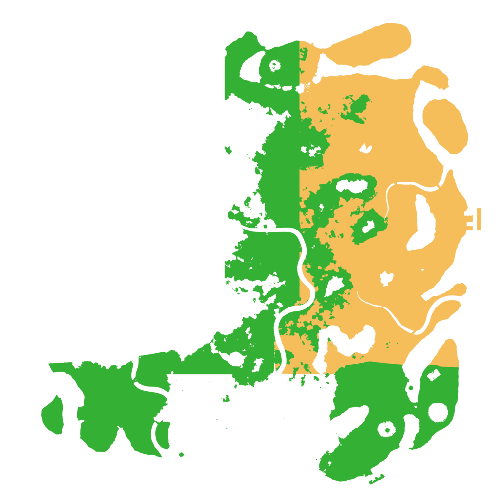 Biome Rust Map: Procedural Map, Size: 4500, Seed: 164583333