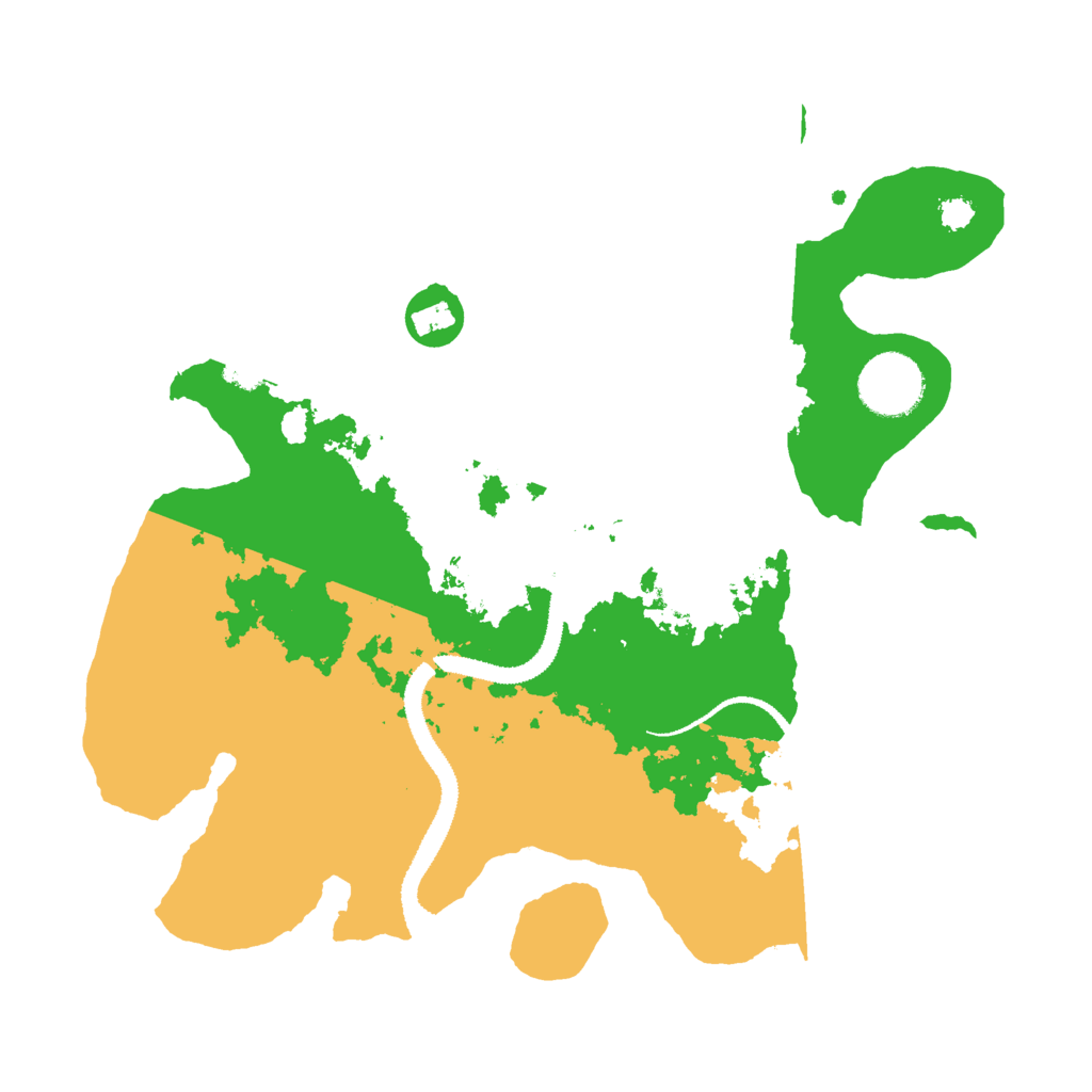 Biome Rust Map: Procedural Map, Size: 3000, Seed: 1387576536