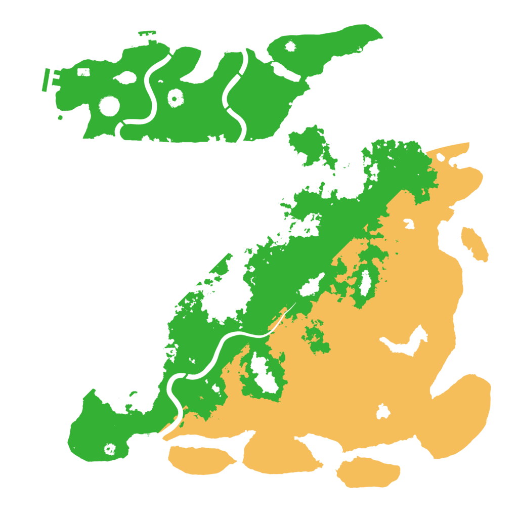 Biome Rust Map: Procedural Map, Size: 4500, Seed: 585237884