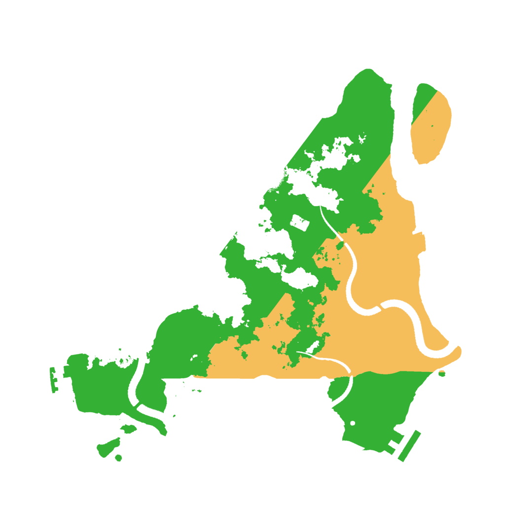 Biome Rust Map: Procedural Map, Size: 3000, Seed: 1192504620