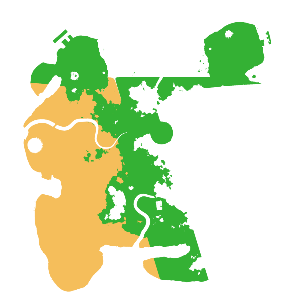 Biome Rust Map: Procedural Map, Size: 3600, Seed: 2408