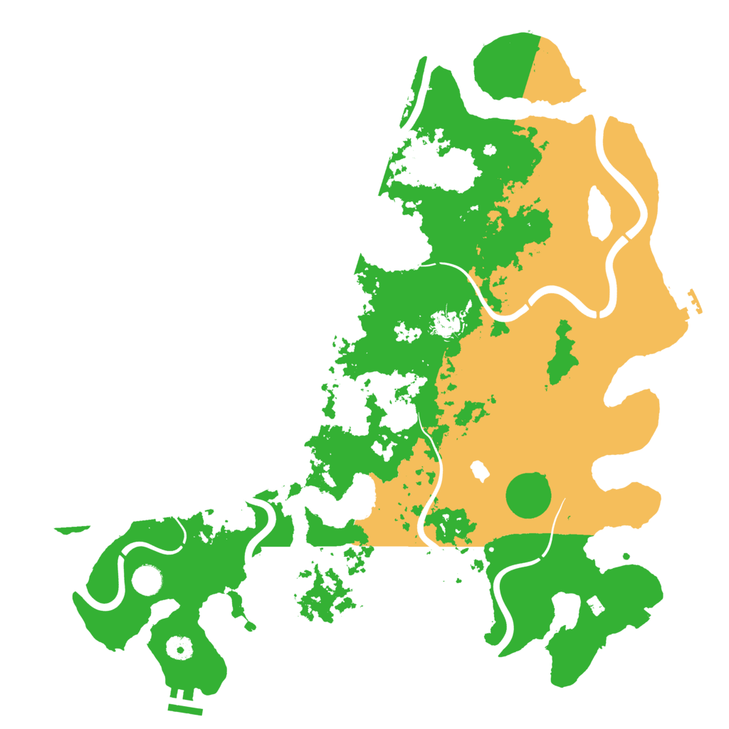 Biome Rust Map: Procedural Map, Size: 4250, Seed: 99374560