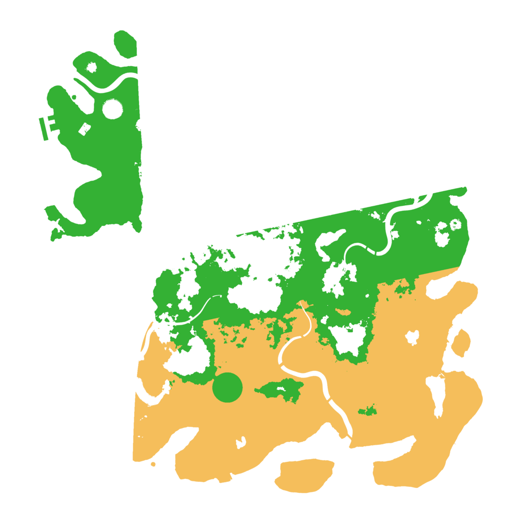Biome Rust Map: Procedural Map, Size: 4500, Seed: 531667939