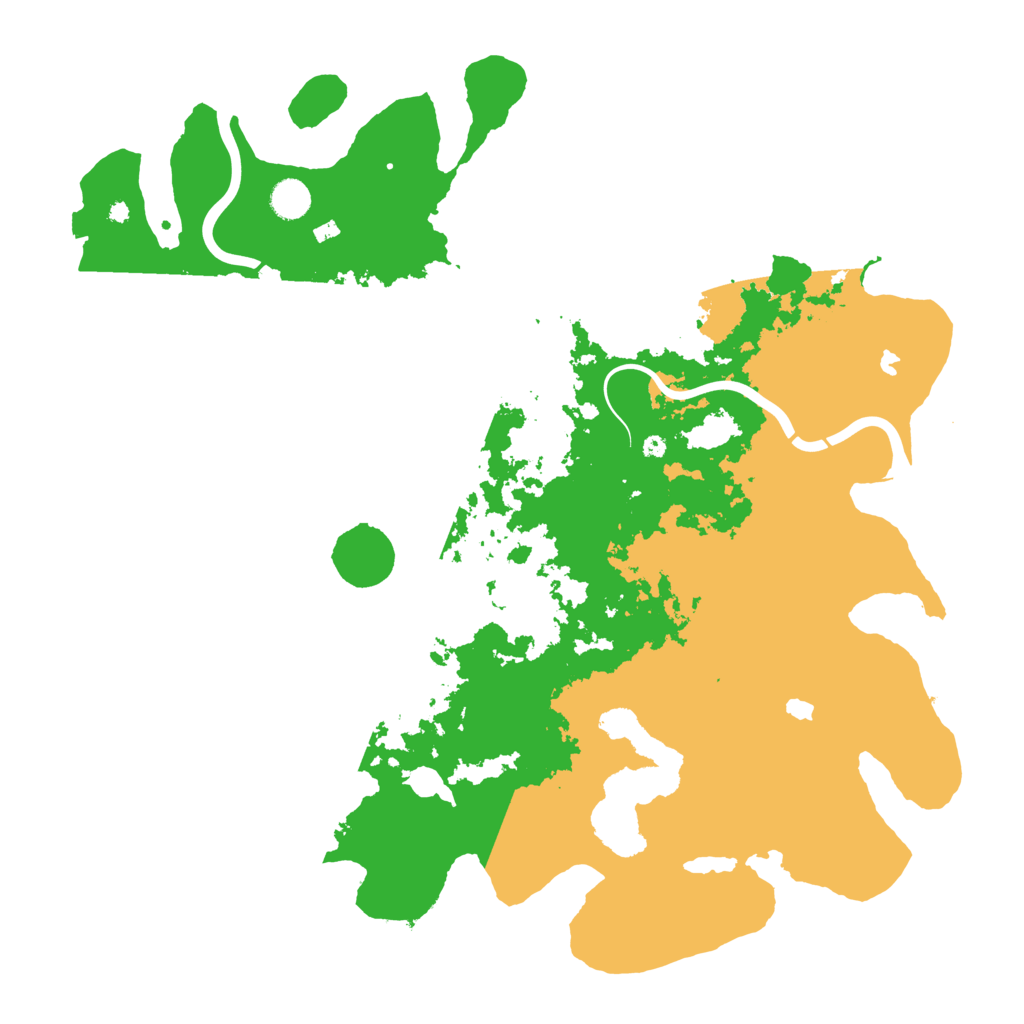 Biome Rust Map: Procedural Map, Size: 4500, Seed: 881892209