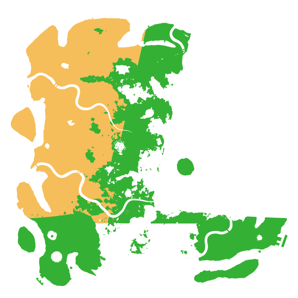 Biome Rust Map: Procedural Map, Size: 4800, Seed: 2018014054