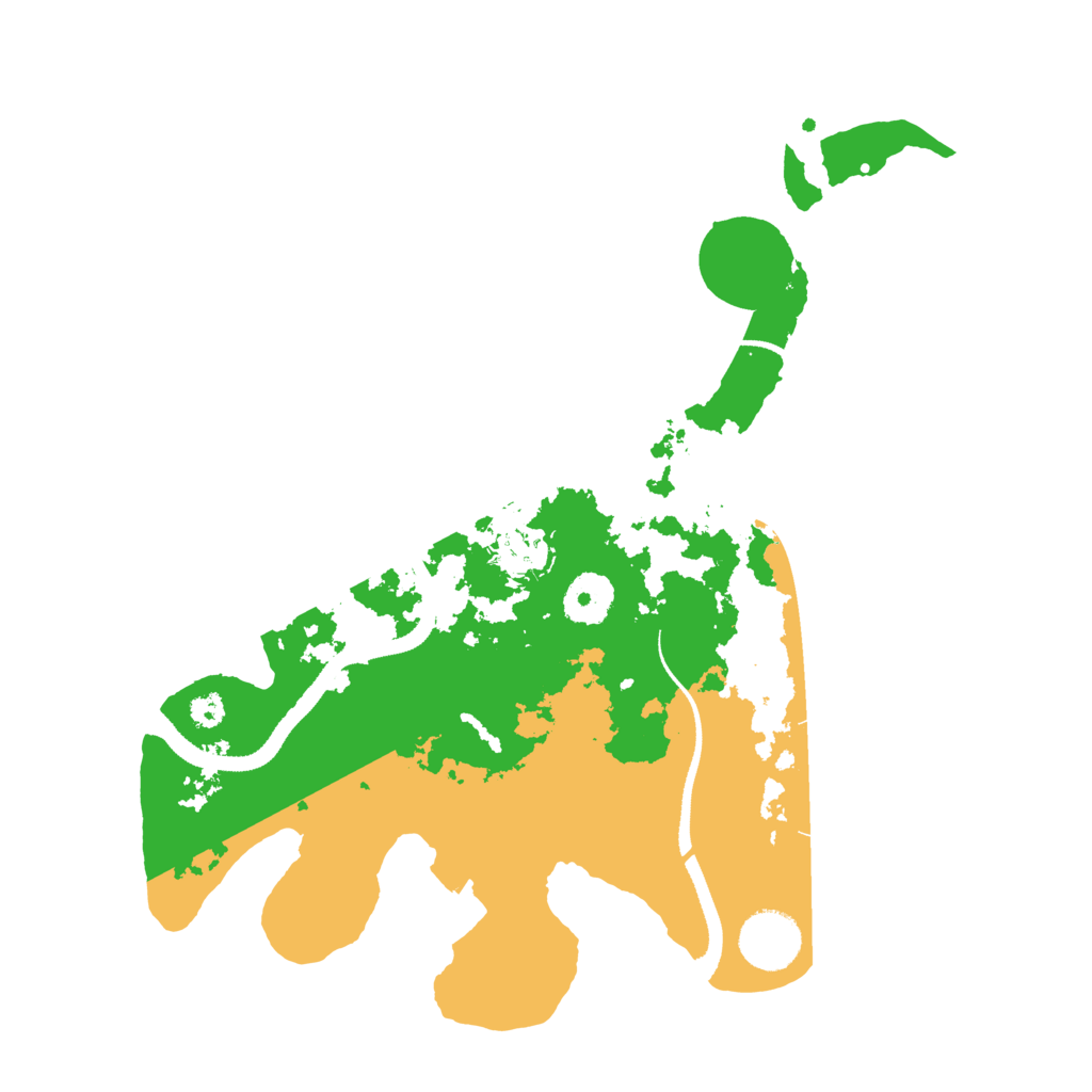 Biome Rust Map: Procedural Map, Size: 3250, Seed: 226503416
