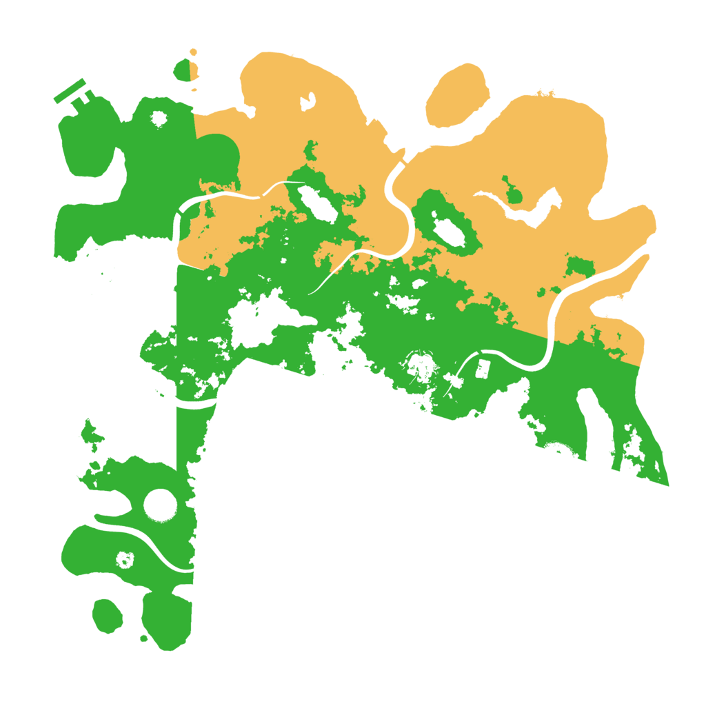 Biome Rust Map: Procedural Map, Size: 4000, Seed: 921573834