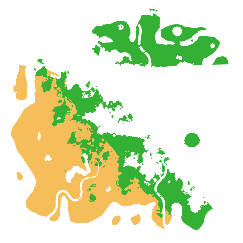 Biome Rust Map: Procedural Map, Size: 4500, Seed: 494393722