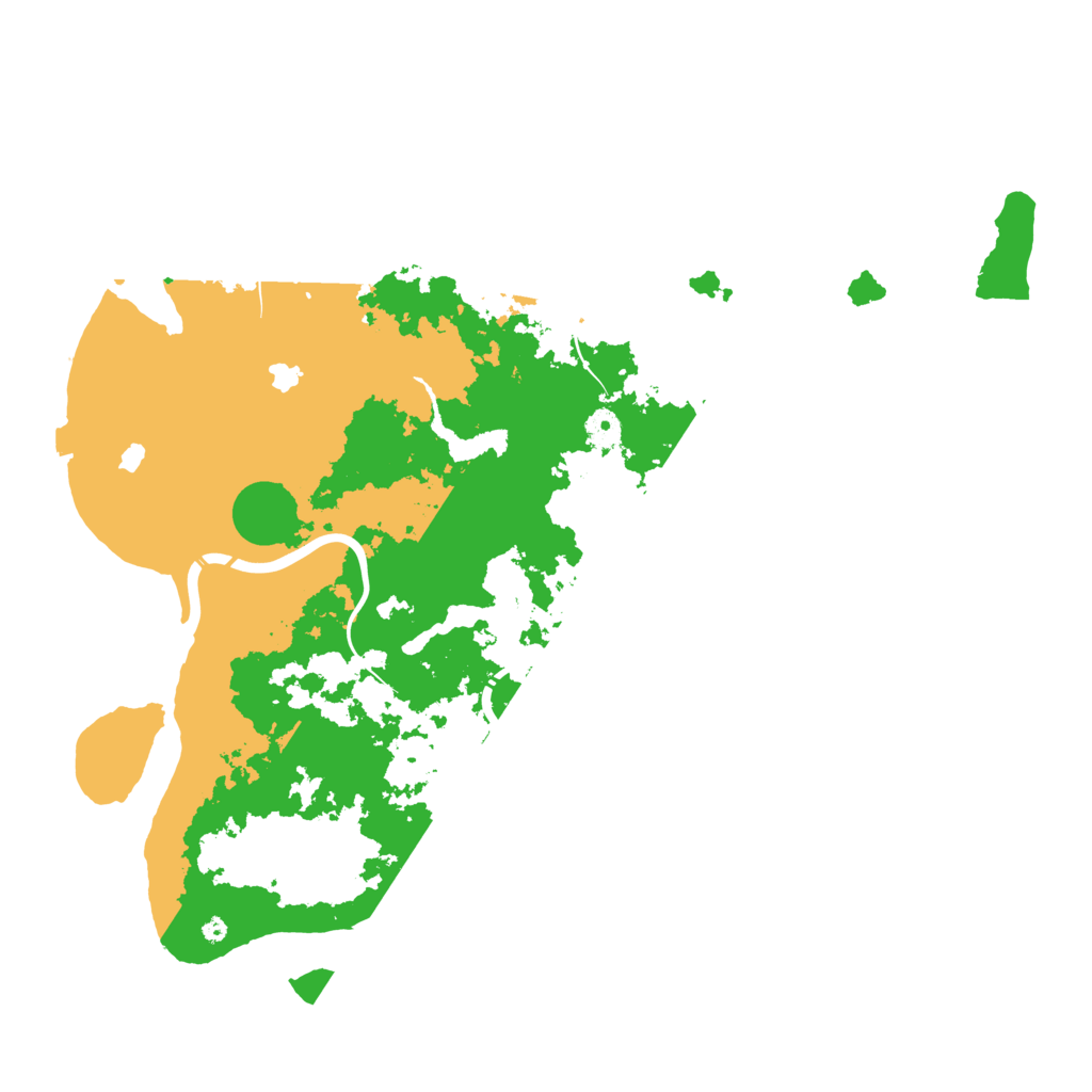 Biome Rust Map: Procedural Map, Size: 4500, Seed: 616