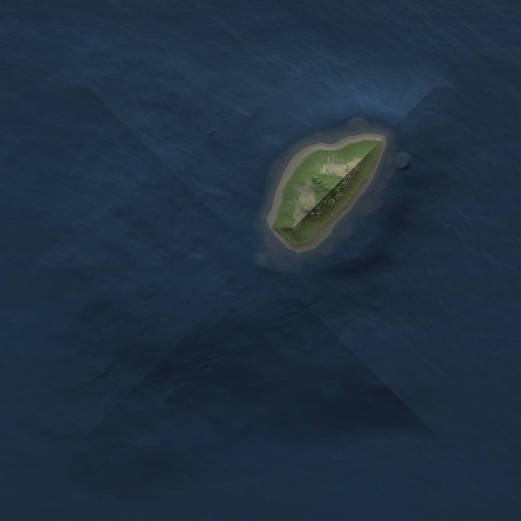 Rust Map: Procedural Map, Size: 1000, Seed: 94988, 1 Monuments