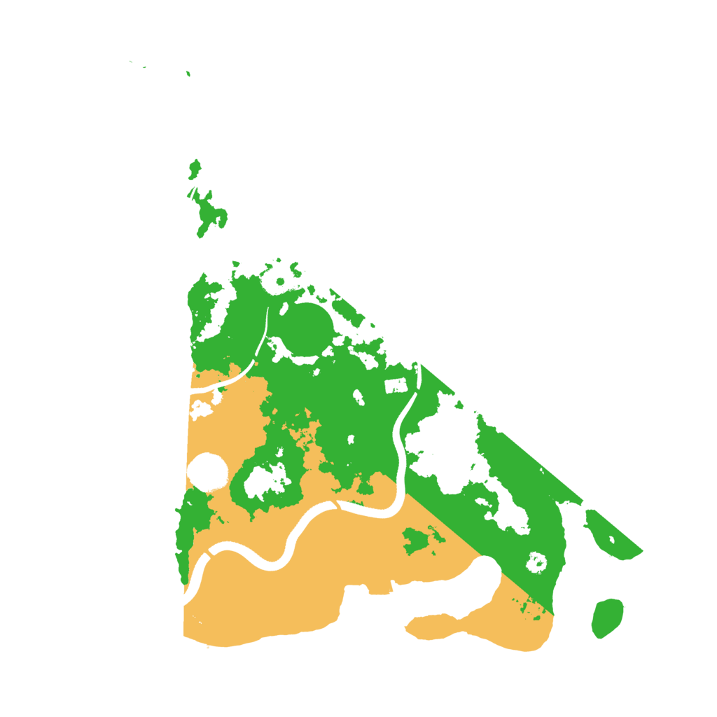 Biome Rust Map: Procedural Map, Size: 3500, Seed: 248980614