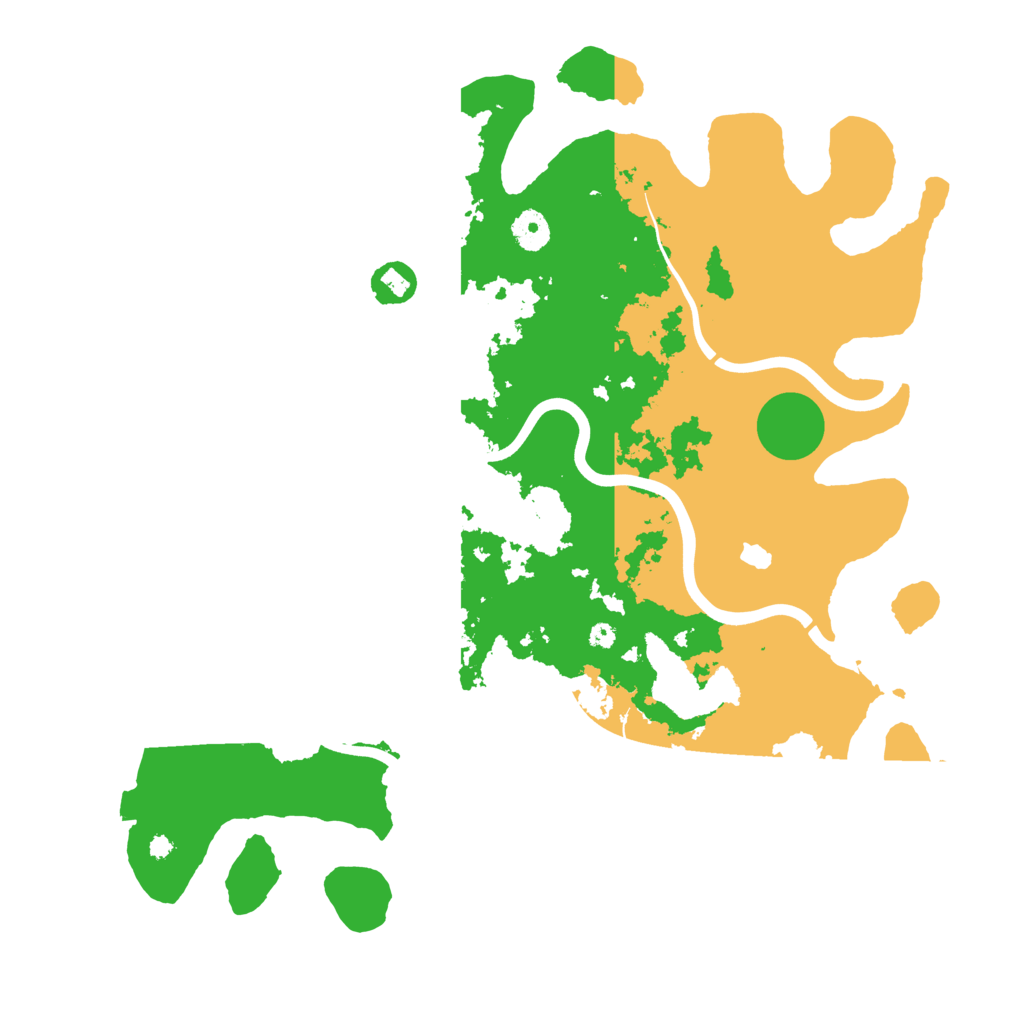 Biome Rust Map: Procedural Map, Size: 4000, Seed: 493583979