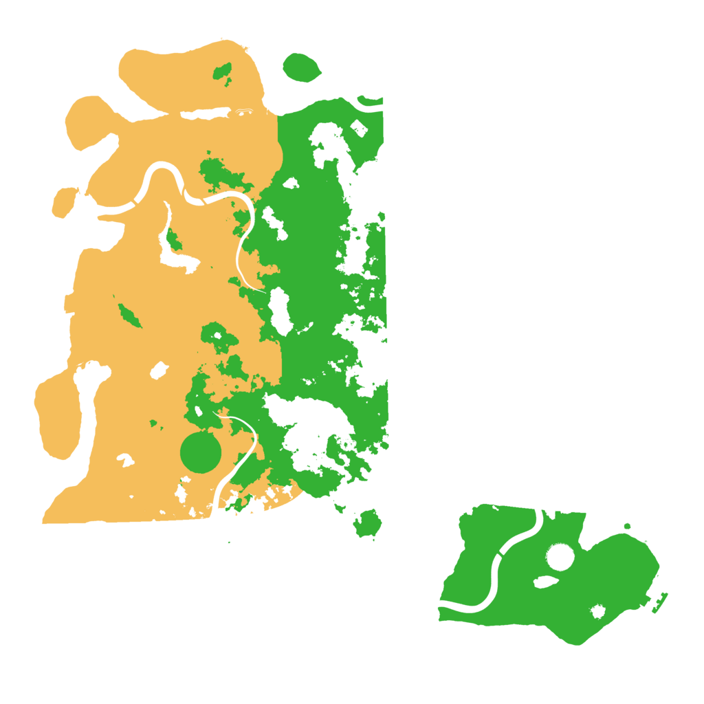 Biome Rust Map: Procedural Map, Size: 4500, Seed: 977543140