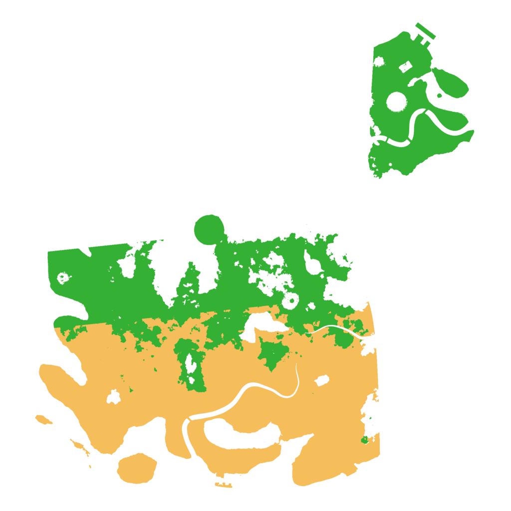 Biome Rust Map: Procedural Map, Size: 4500, Seed: 126113372