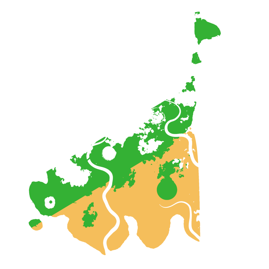 Biome Rust Map: Procedural Map, Size: 3500, Seed: 867721223