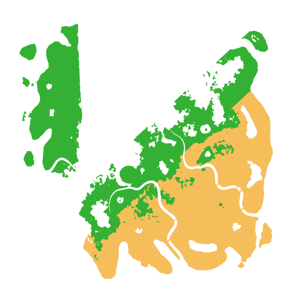 Biome Rust Map: Procedural Map, Size: 4500, Seed: 784970057