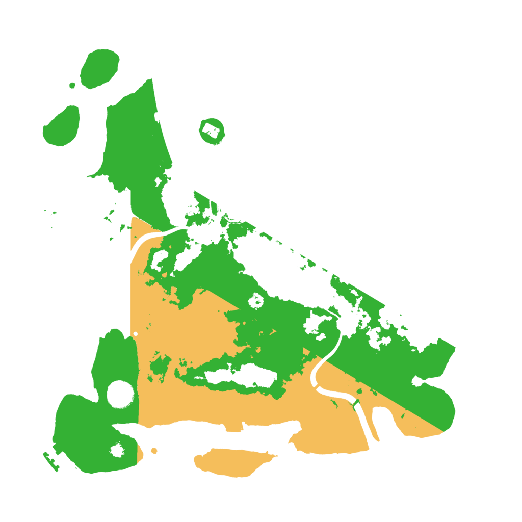 Biome Rust Map: Procedural Map, Size: 3500, Seed: 284000903