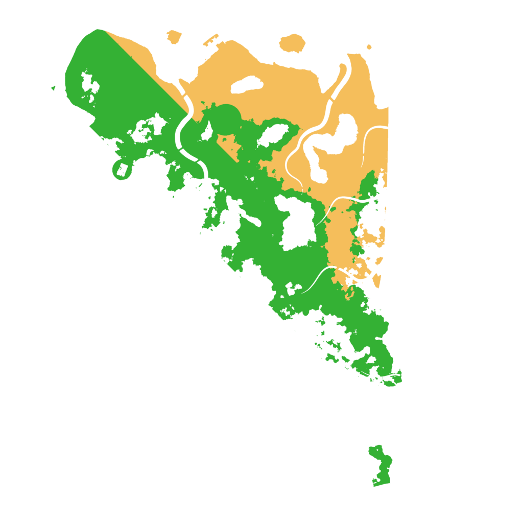 Biome Rust Map: Procedural Map, Size: 4500, Seed: 1922961753