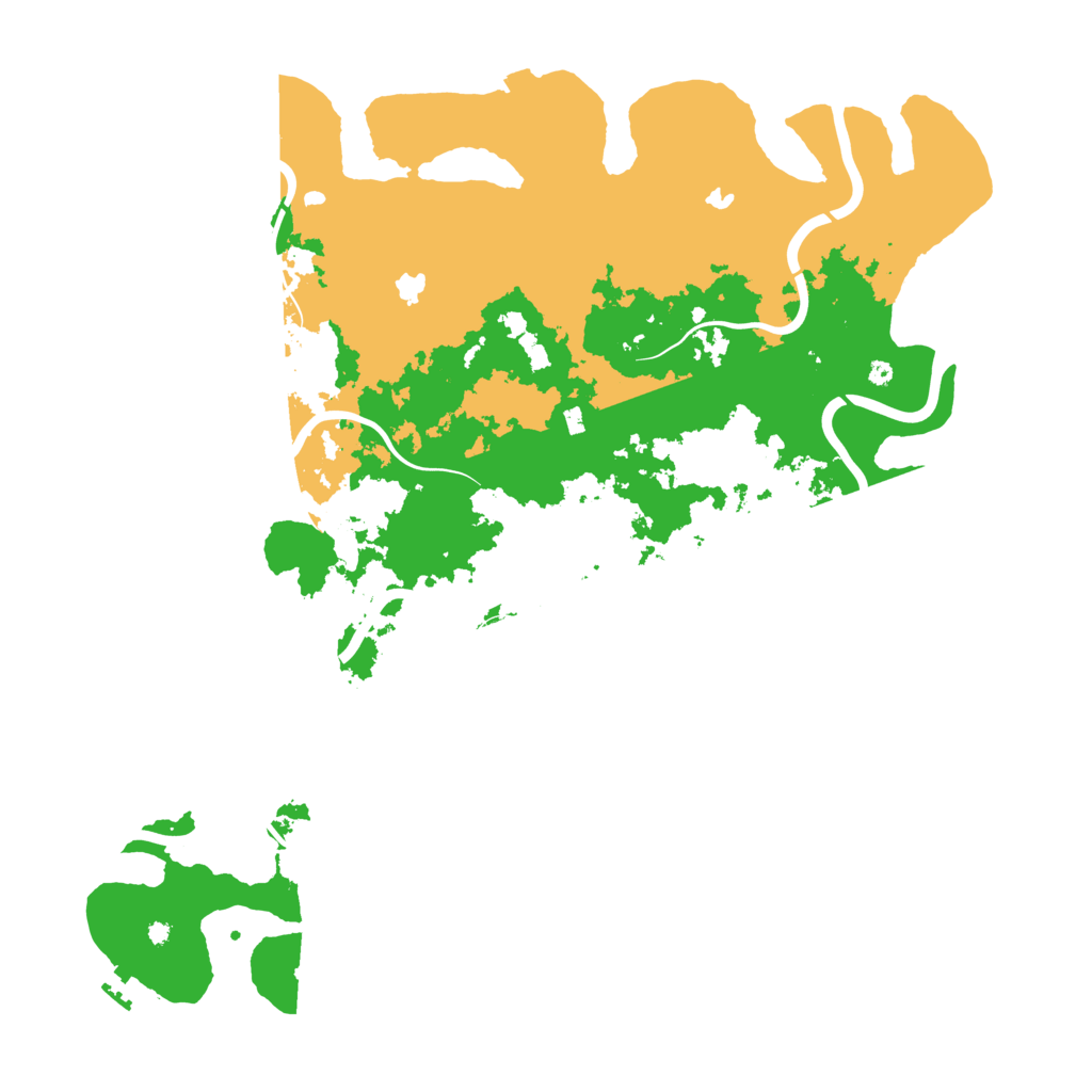 Biome Rust Map: Procedural Map, Size: 4500, Seed: 34584582