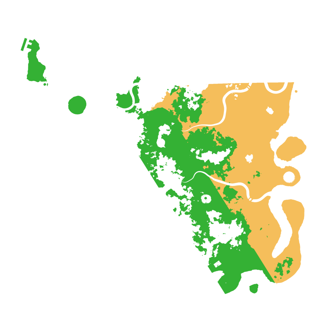 Biome Rust Map: Procedural Map, Size: 5000, Seed: 14021209