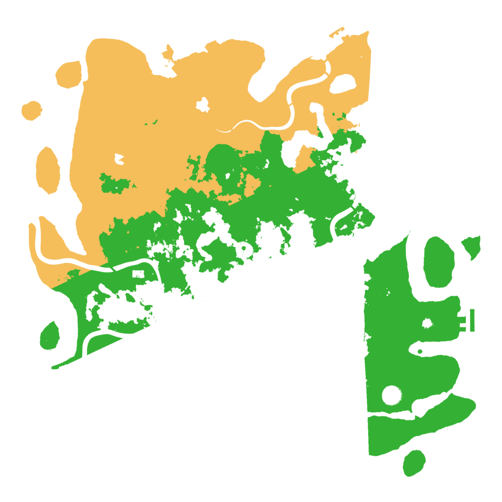 Biome Rust Map: Procedural Map, Size: 4500, Seed: 1837308797