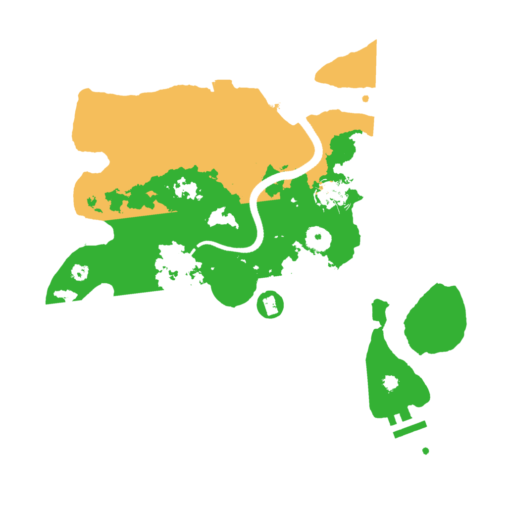 Biome Rust Map: Procedural Map, Size: 3000, Seed: 18258