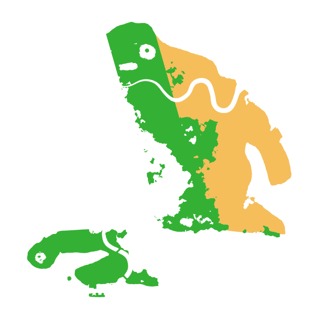 Biome Rust Map: Procedural Map, Size: 3000, Seed: 1784080361