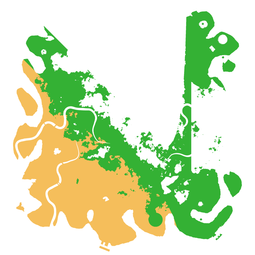 Biome Rust Map: Procedural Map, Size: 4800, Seed: 1240914948
